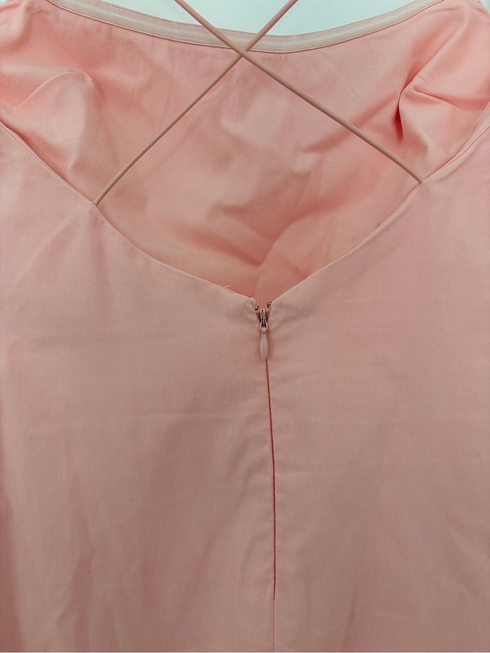 Spaghetti Strap Pink Fringe Mini Dress - Picture 6 of 6